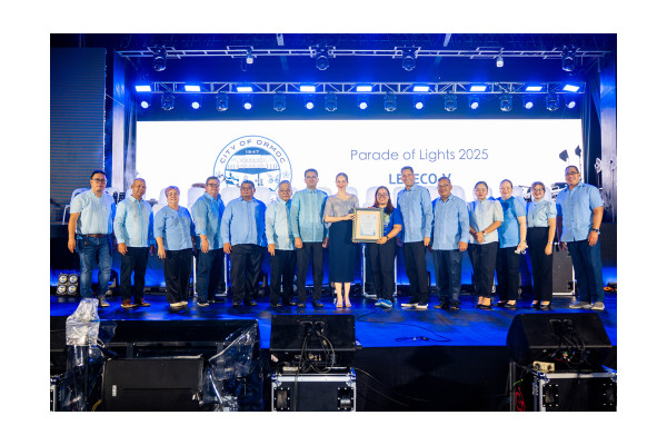 LEYECO V received certificate of Appriciation from LGU Ormoc